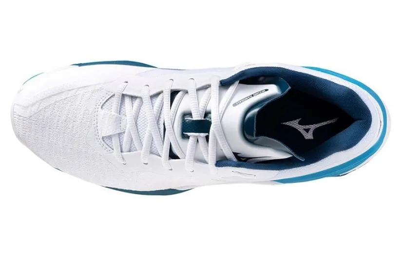 Mizuno Wave Stealth Neo 'White Blue' X1GA200086 sold by KicksCrew product image thumbnail 2
