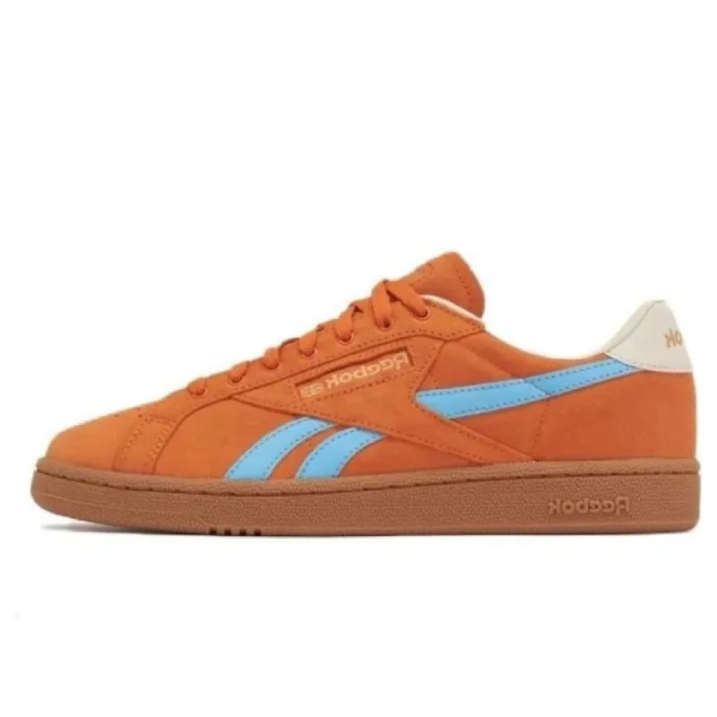 Reebok Club C Grounds UK 'Orange Brown Blue' 100074846 sold by KicksCrew