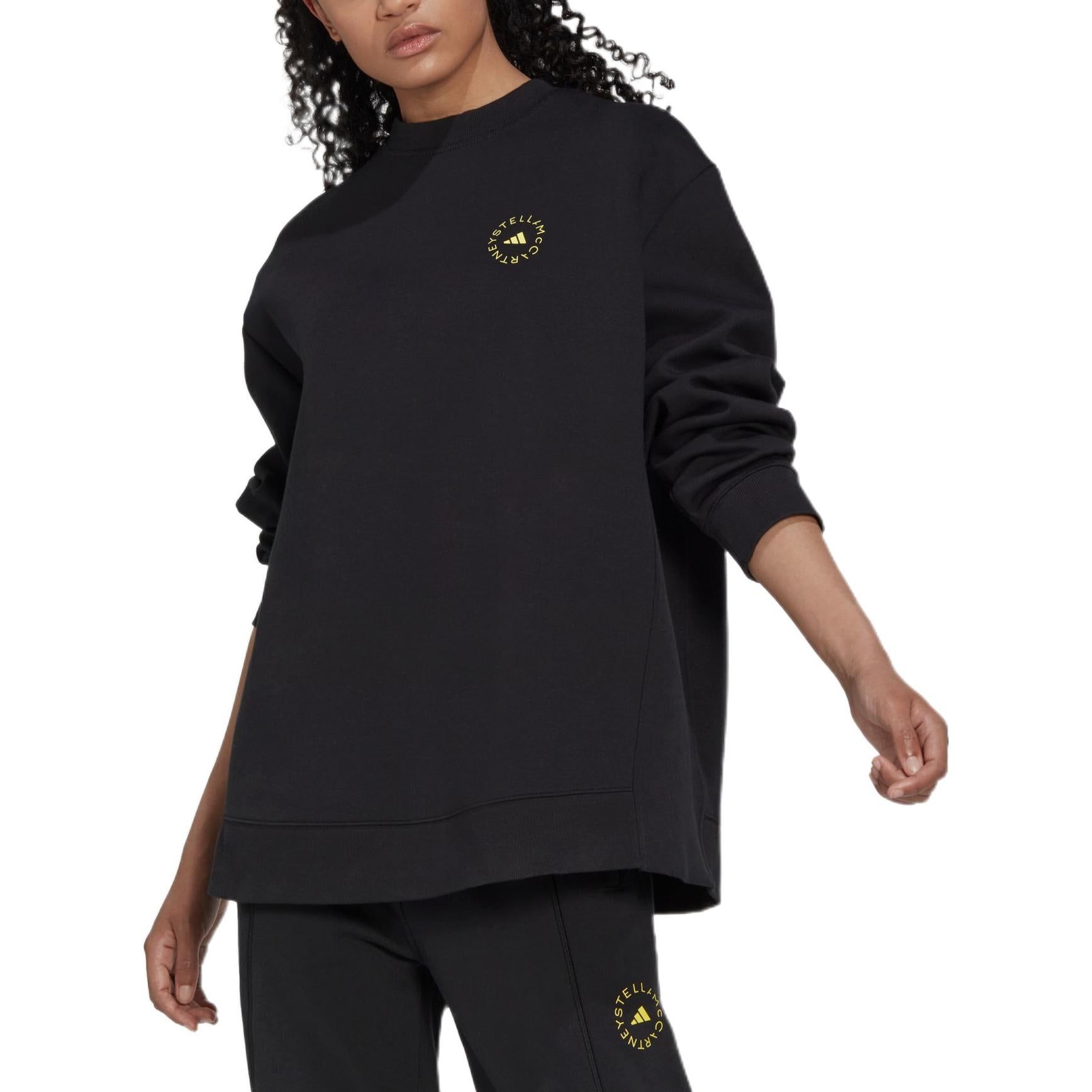 (WMNS) Adidas By Stella McCartney Sportswear Sweatshirt 'Black' HI6060 sold by KicksCrew product image thumbnail 4