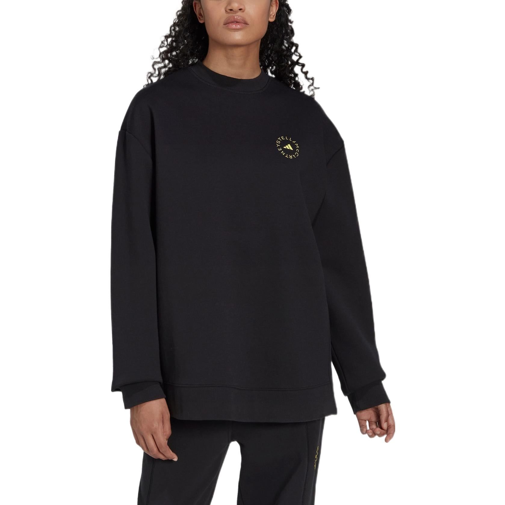 (WMNS) Adidas By Stella McCartney Sportswear Sweatshirt 'Black' HI6060 sold by KicksCrew product image thumbnail 2
