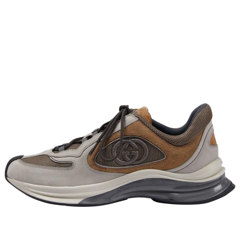 Gucci Run Sneaker 'Light Grey Brown' 749785-AAB62-1441 sold by KicksCrew
