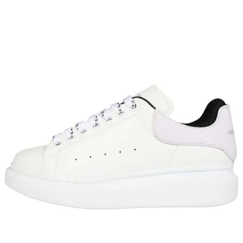 (WMNS) Alexander McQueen Oversized Sneakers 'White Pink Black' 697103WICYA8876 sold by KicksCrew