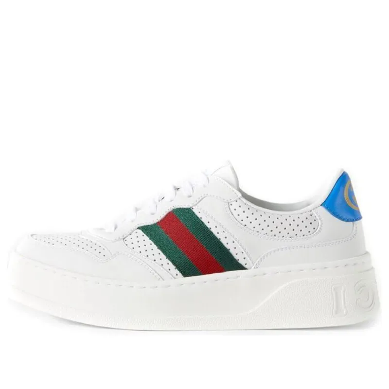 (WMNS) GUCCI Chunky GG Web Sneaker 'White Blue' 670415-UPG10-9060 sold by KicksCrew