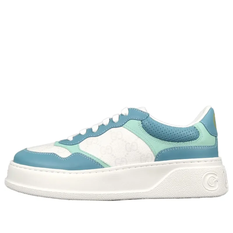 (WMNS) GUCCI GG Supreme Sneaker 'Blue White' 705211-UPGB0-4941 sold by KicksCrew