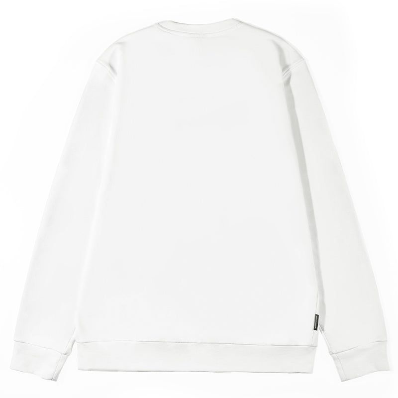 Li-Ning Basic Logo Sweatshirt 'White' AWDS795-2 sold by KicksCrew product image thumbnail 2