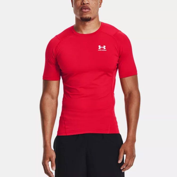 Under Armour HeatGear Training T-shirt 'Red' 1361518-600 sold by KicksCrew product image thumbnail 3