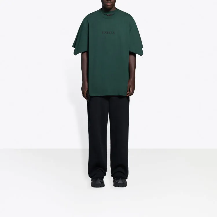 Balenciaga UNISEX-Print T-Shirt Large Fit 'Green' 657059TKV973010 sold by KicksCrew product image thumbnail 3