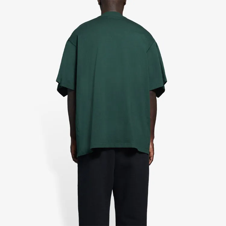 Balenciaga UNISEX-Print T-Shirt Large Fit 'Green' 657059TKV973010 sold by KicksCrew product image thumbnail 5