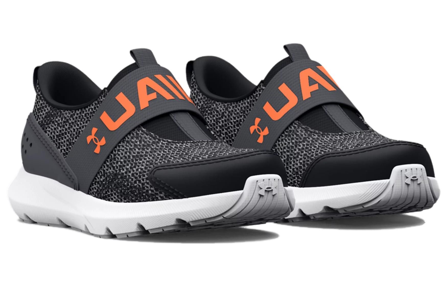 (TD) Under Armour Surge Slip 'Pitch Grey Orange' 3026530-003 sold by KicksCrew product image thumbnail 4