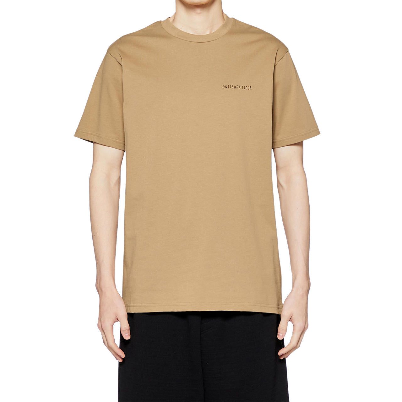 Onitsuka Tiger Logo Tee 'Khaki' 2183B181-250 sold by KicksCrew product image thumbnail 5