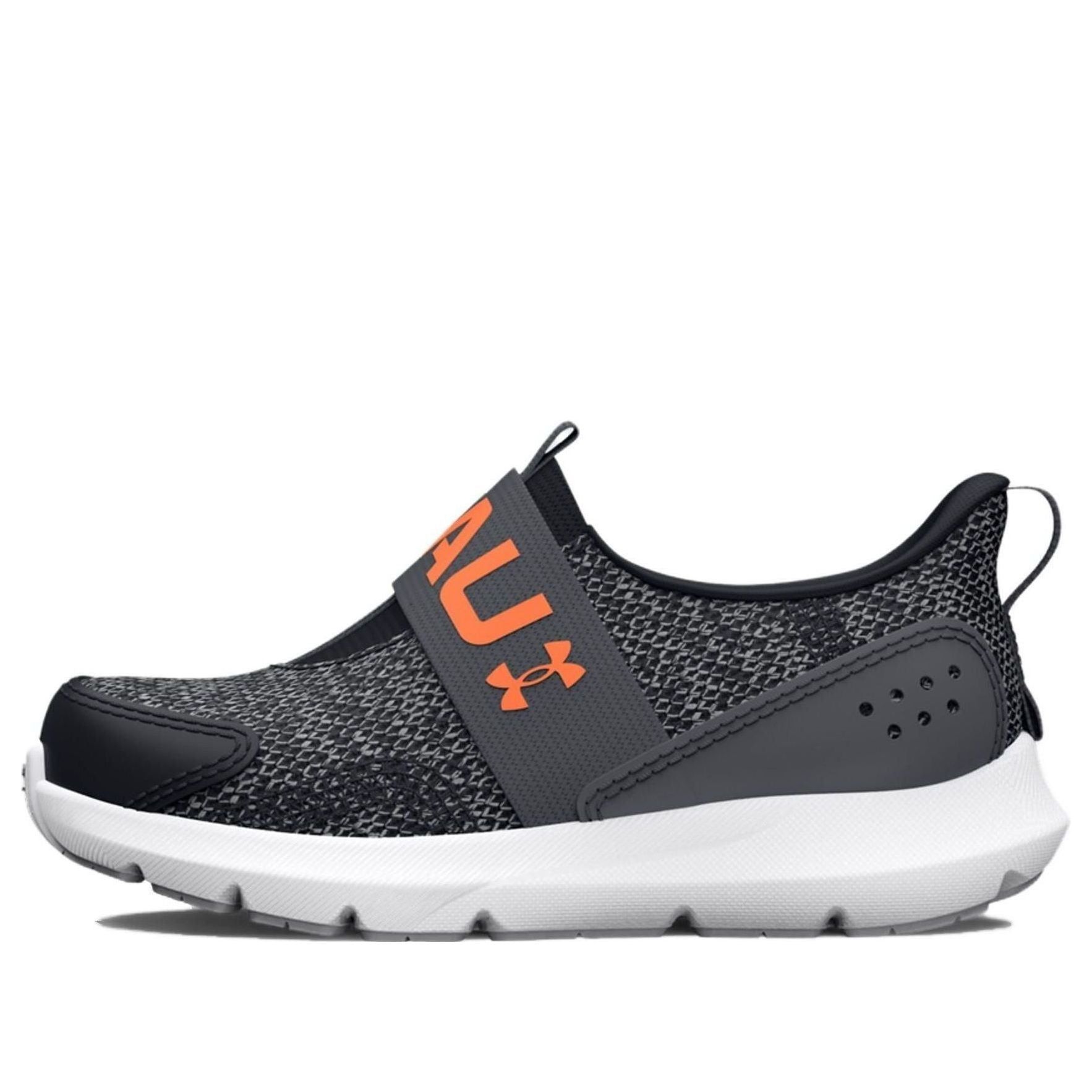 (TD) Under Armour Surge Slip 'Pitch Grey Orange' 3026530-003 sold by KicksCrew