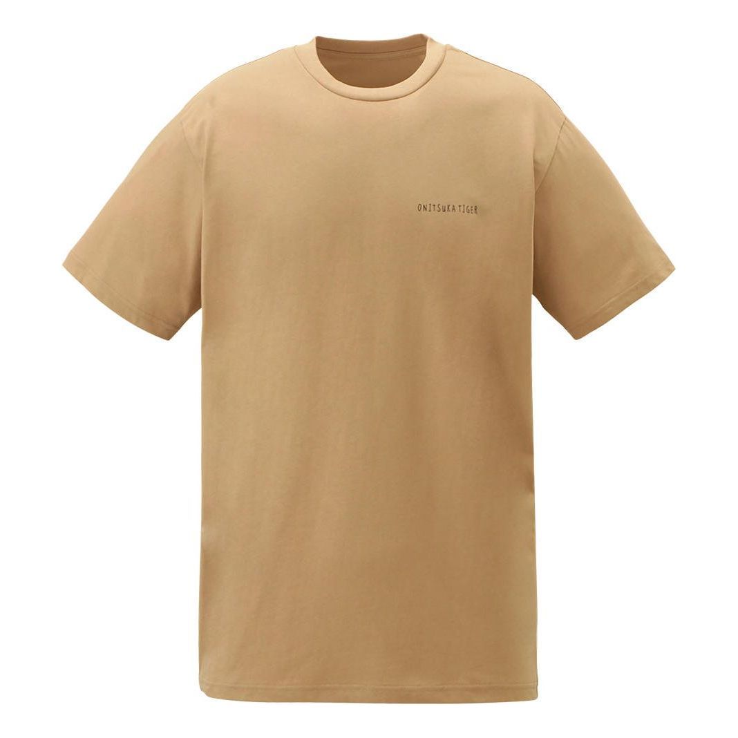 Onitsuka Tiger Logo Tee 'Khaki' 2183B181-250 sold by KicksCrew