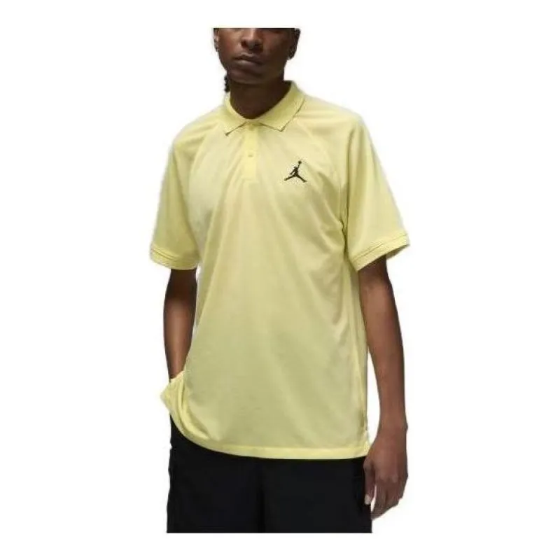 Air Jordan Dri-FIT Sport Golf Polo Shirt 'Yellow' DZ0541-706 sold by KicksCrew