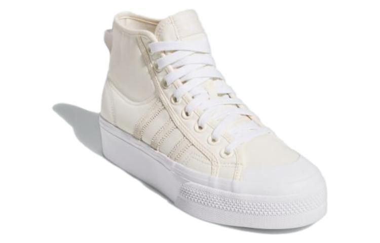 (WMNS) adidas Nizza Platform Mid 'Wonder White' IG5065 sold by KicksCrew product image thumbnail 3