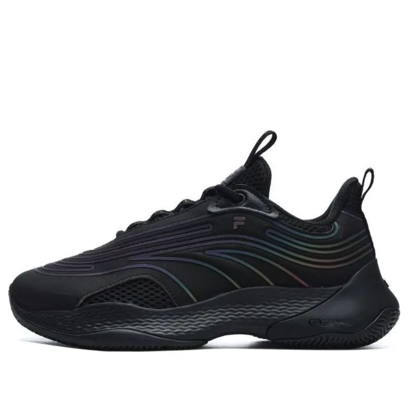 (WMNS) FILA FUSION Ray 2 Sneakers 'Core Black' T12W311107FBK sold by KicksCrew
