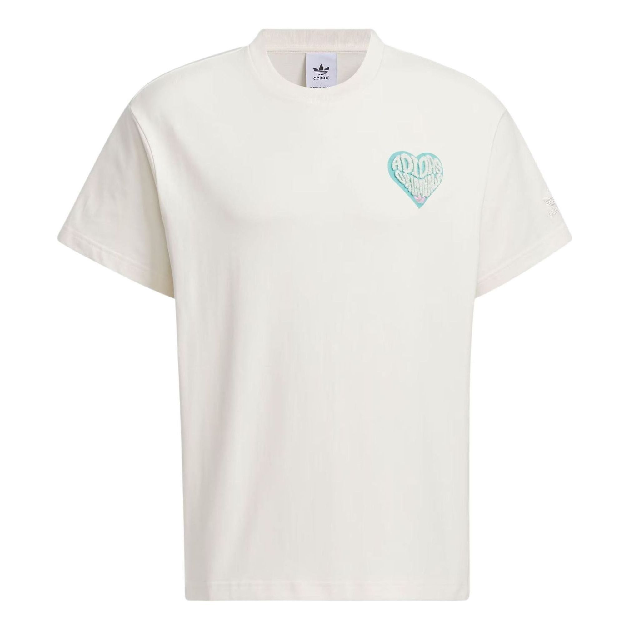 adidas originals V-Day Short Sleeve T-Shirt (Gender Neutral) 'White' JE3469 sold by KicksCrew