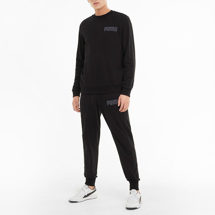 Puma Modern Basics Crewneck Sweatshirt 'Black Grey' 588799-01 sold by KicksCrew product image thumbnail 3