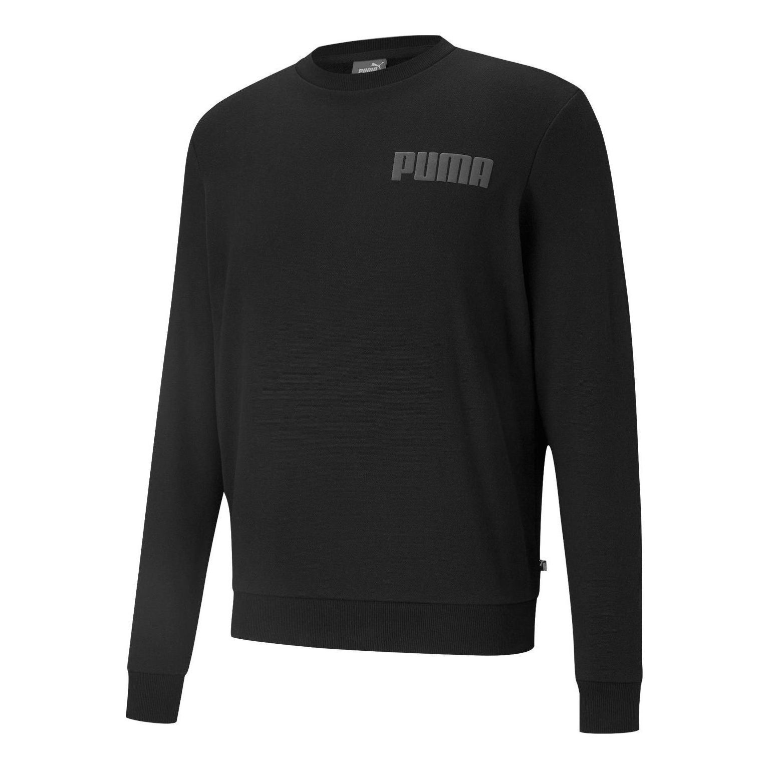 Puma Modern Basics Crewneck Sweatshirt 'Black Grey' 588799-01 sold by KicksCrew