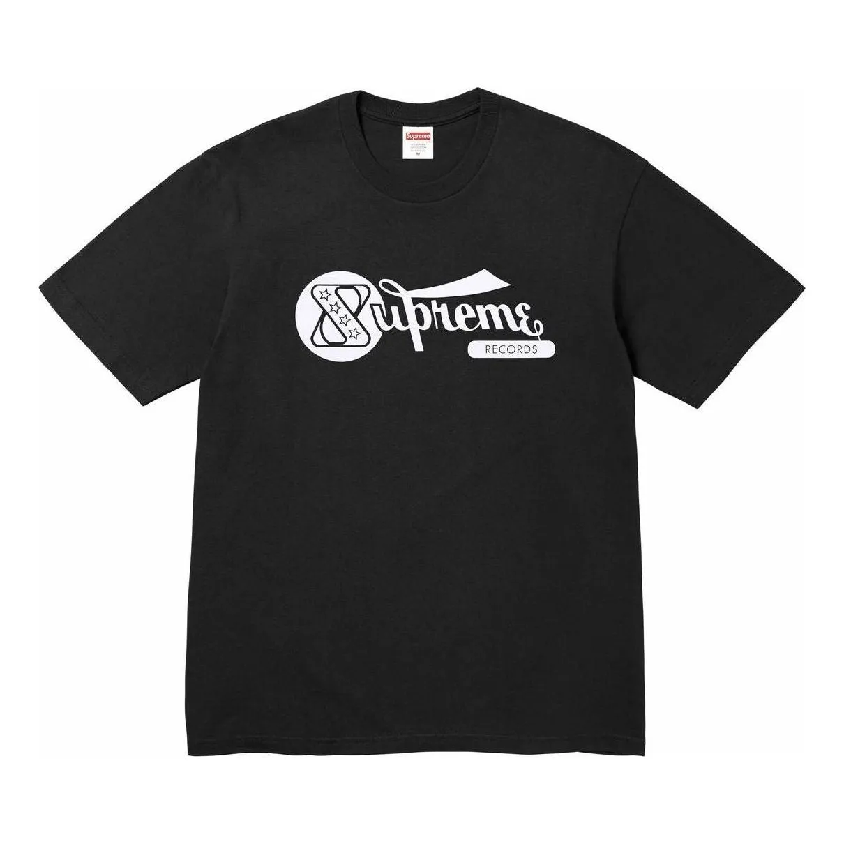Supreme Records T-Shirt 'Black White' SUP-SS24-157 sold by KicksCrew