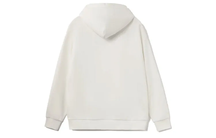 Li-Ning Embroidered Logo Hoodie 'Creamy White' AWDRD42-1 sold by KicksCrew product image thumbnail 2
