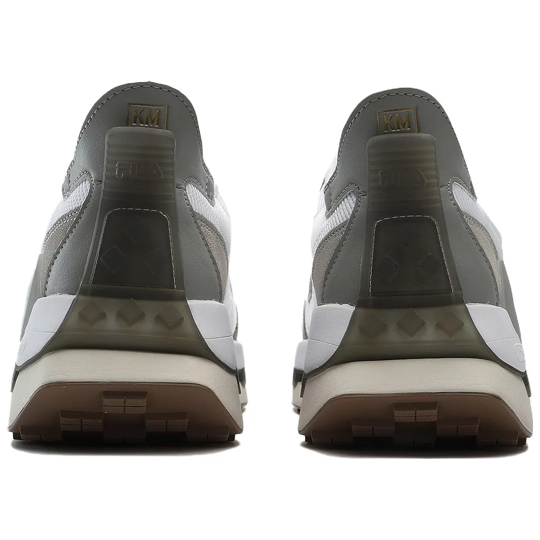 FILA KM Athletic Shoes 'White Grey' F12M333103FWD sold by KicksCrew product image thumbnail 4