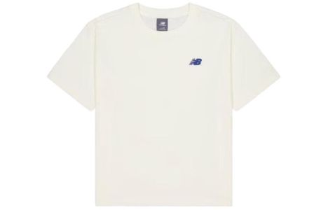 (WMNS) New Balance x PK Illustration T-shirt 'Ivory Blue' NEE26142-IV sold by KicksCrew