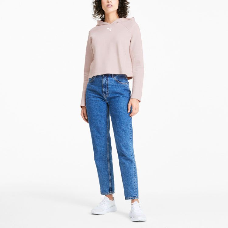 (WMNS) Puma Evostripe Logo Short Hoodie 'Pink' 582905-17 sold by KicksCrew product image thumbnail 3