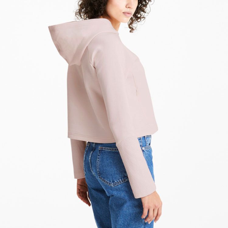 (WMNS) Puma Evostripe Logo Short Hoodie 'Pink' 582905-17 sold by KicksCrew product image thumbnail 5