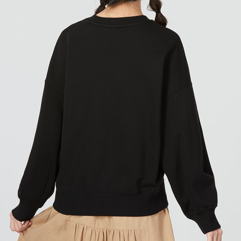 (WMNS) PUMA Better Classic Relaxed Crew 'Black' 673570-01 sold by KicksCrew product image thumbnail 4