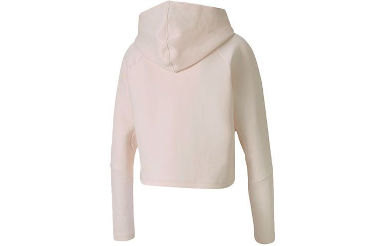 (WMNS) Puma Evostripe Logo Short Hoodie 'Pink' 582905-17 sold by KicksCrew product image thumbnail 2