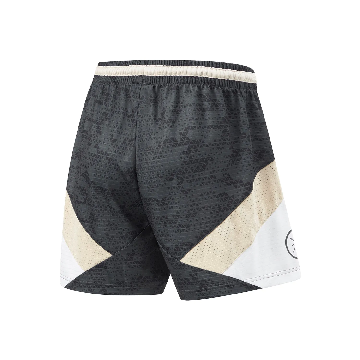 Li-Ning Way Of Wade Graphic Basketball Shorts 'Black Beige' AAPU017-4 sold by KicksCrew product image thumbnail 2