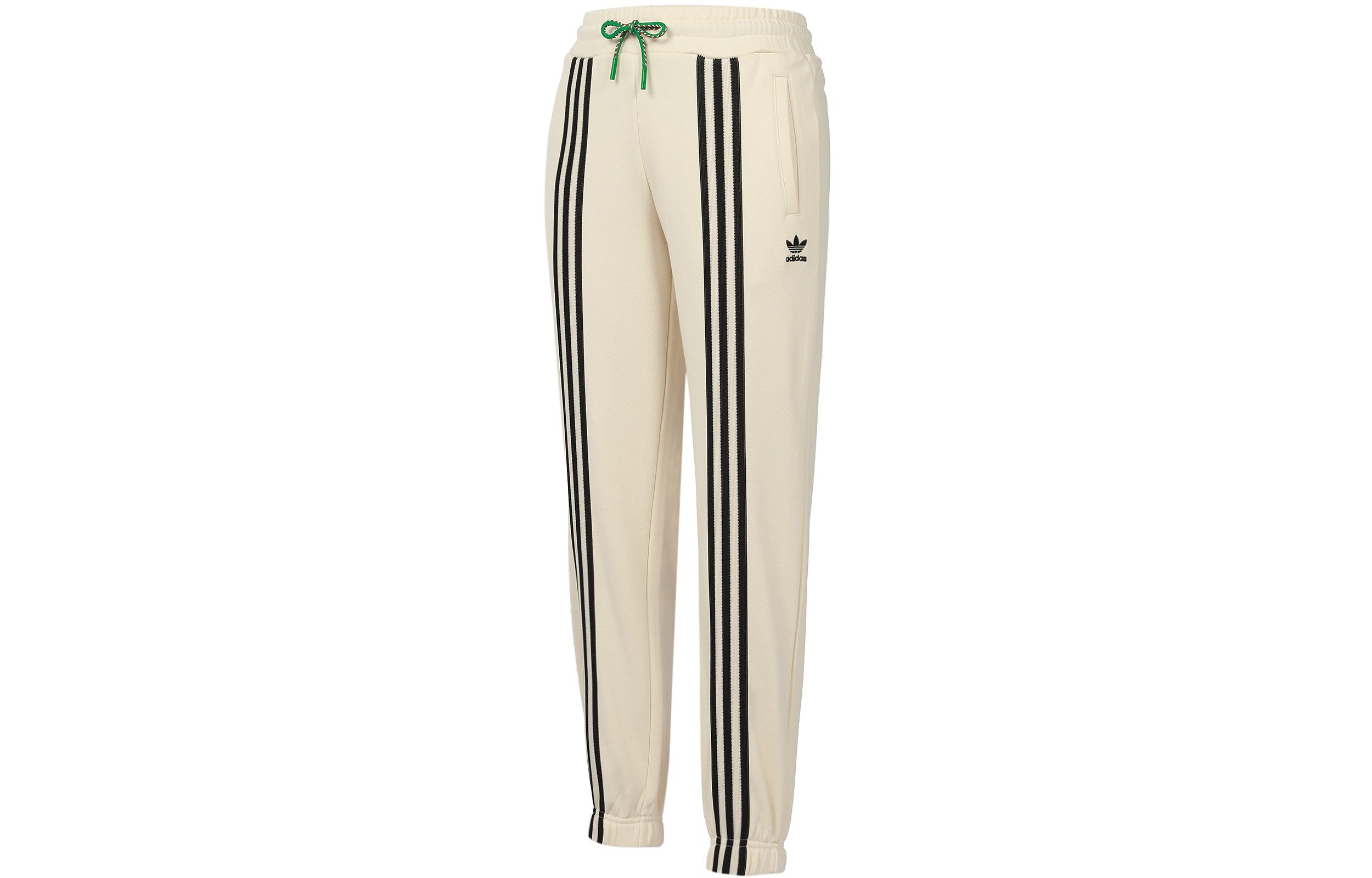 (WMNS) adidas Adicolor 70s 3-Stripes Sweatpants 'Beige' IK7853 sold by KicksCrew product image thumbnail 2