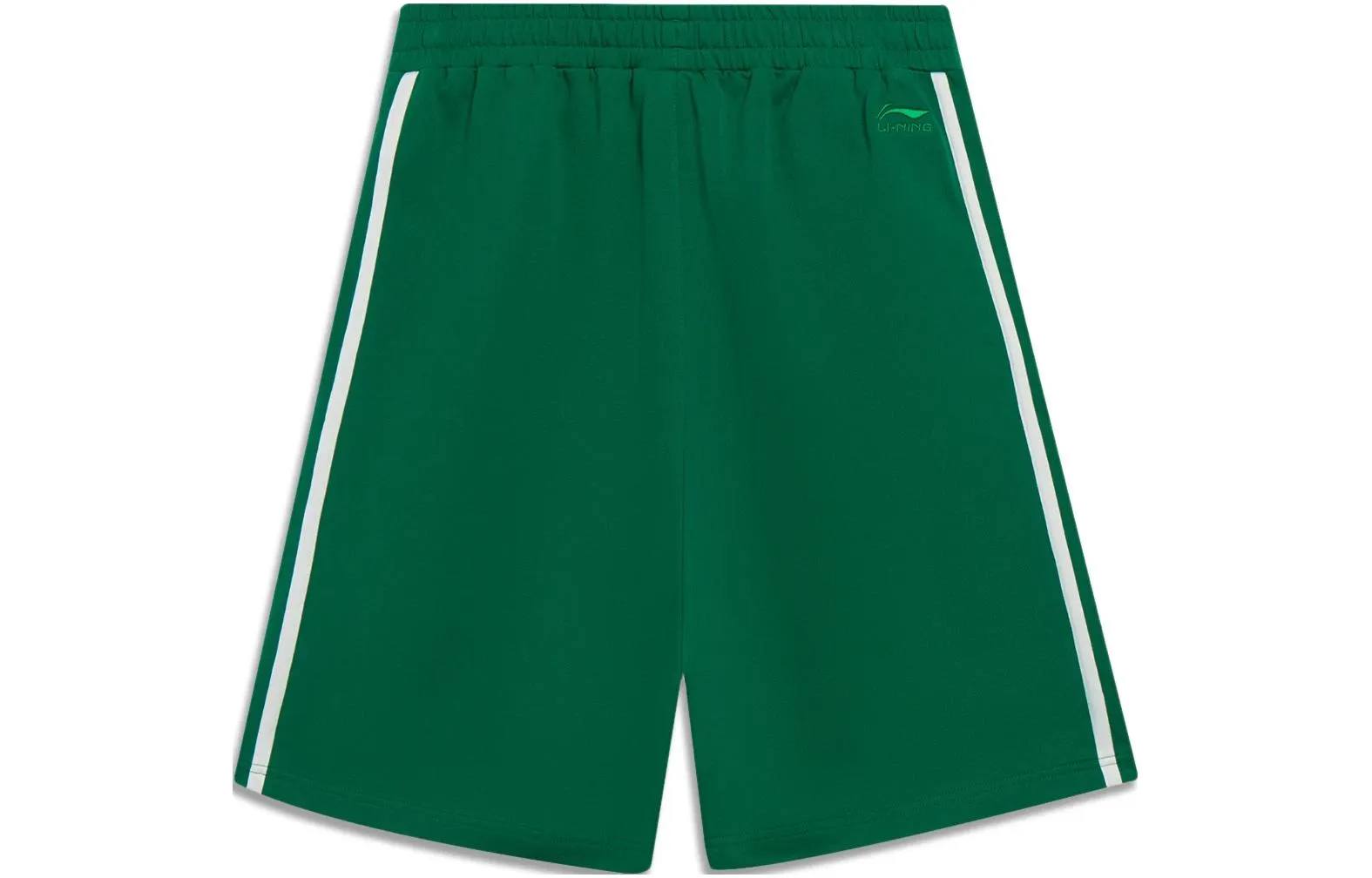 Li-Ning Stripe Embroidered Logo Shorts 'Green' AKST601-4 sold by KicksCrew product image thumbnail 2