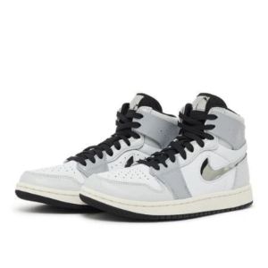 (WMNS) Air Jordan 1 Zoom CMFT 2 'Chrome Swoosh' FJ4652-100 sold by KicksCrew