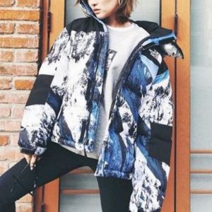 Supreme x The North Face Mountain Baltoro 700 Fill Down Jacket 'White Blue Black' SUP-SS18-599 sold by KicksCrew