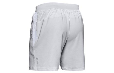 Under Armour Qualifier Speedpocket Branded Linerless 7inch Shorts 'Grey' 1350888-014 sold by KicksCrew