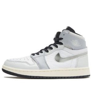 (WMNS) Air Jordan 1 Zoom CMFT 2 'Chrome Swoosh' FJ4652-100 sold by KicksCrew