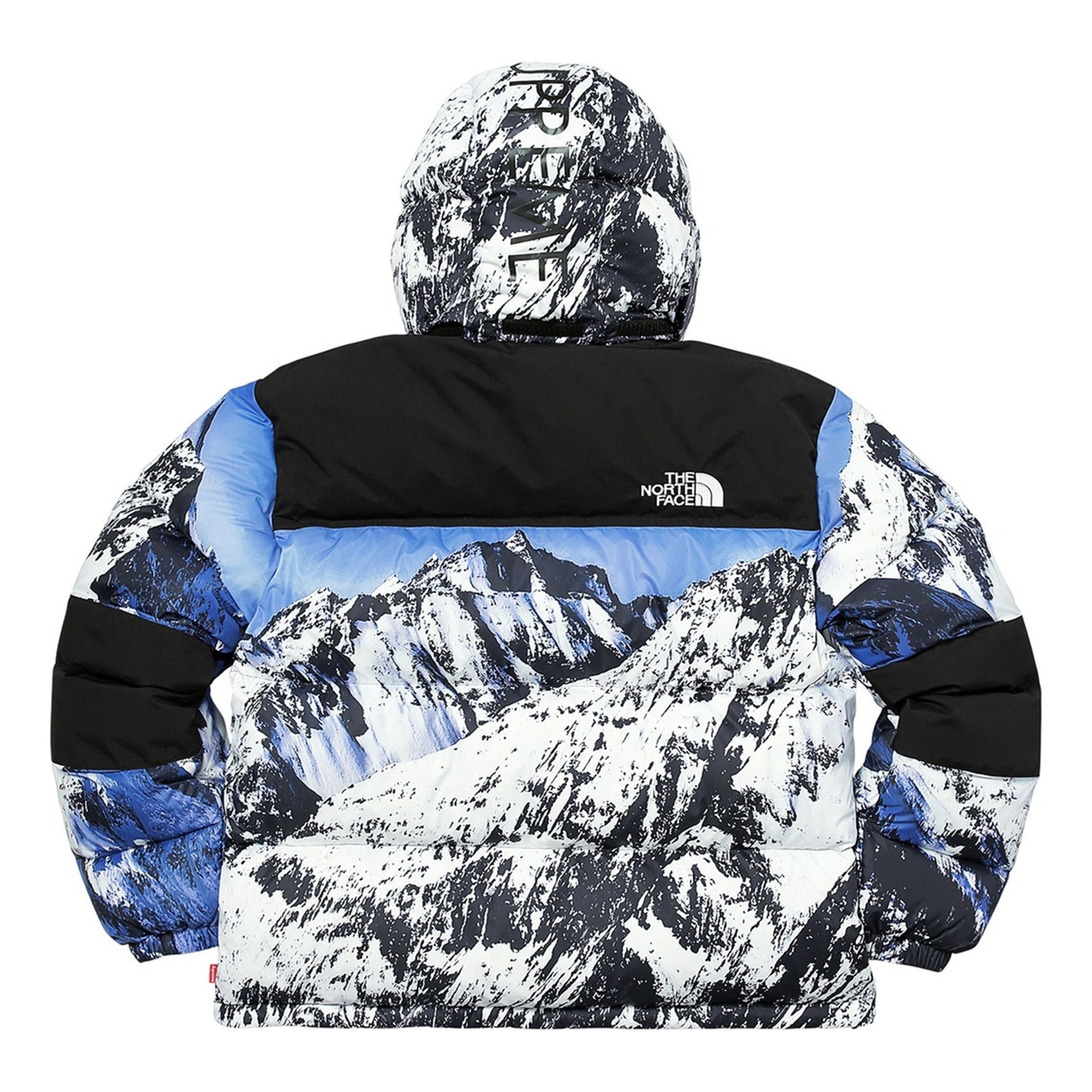 Supreme x The North Face Mountain Baltoro 700 Fill Down Jacket 'White Blue Black' SUP-SS18-599 sold by KicksCrew product image thumbnail 2