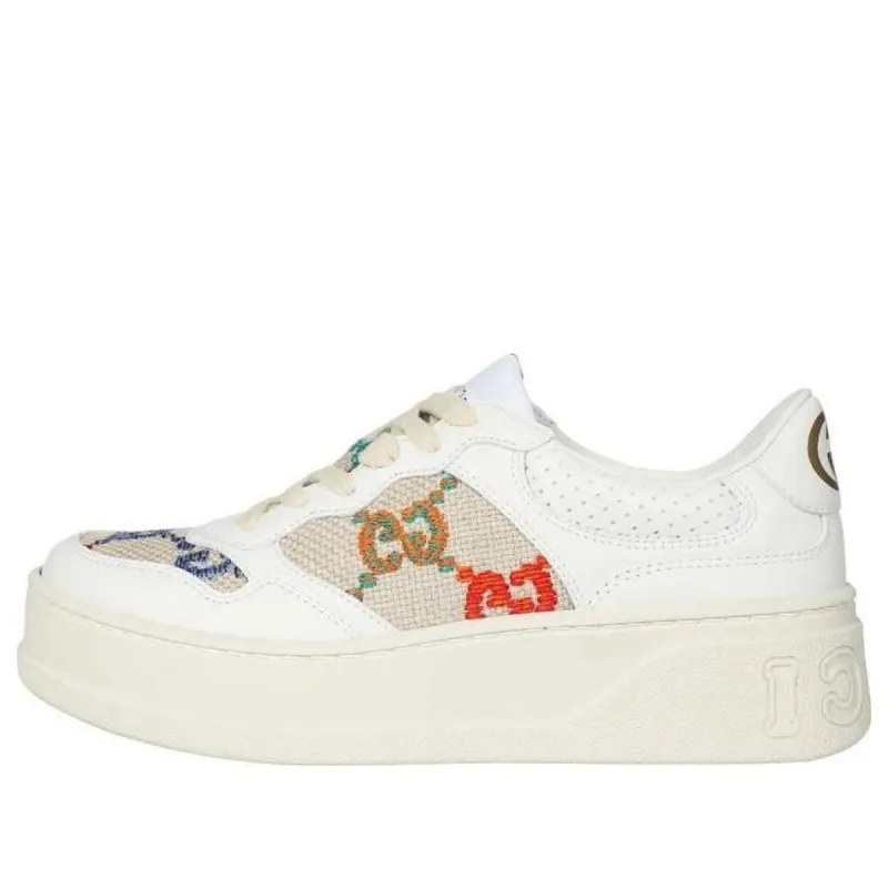 (WMNS) Gucci GG Sneaker 'Multicolor Embroidered' 670408-AABBW-9068 sold by KicksCrew