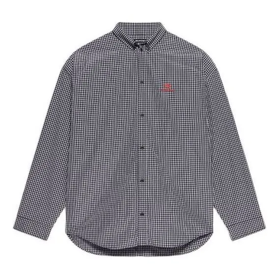 Balenciaga Sporty B Cosy Shirt 'Black White' 681004TLM111070 sold by KicksCrew