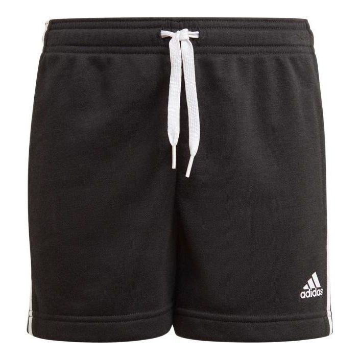 (GS) adidas Essentials 3-Stripes Shorts 'Black' GN4057 sold by KicksCrew