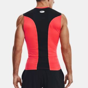Under Armour HeatGear Vent Comp Sleeveless 'Pink Red' 1370656-628 sold by KicksCrew
