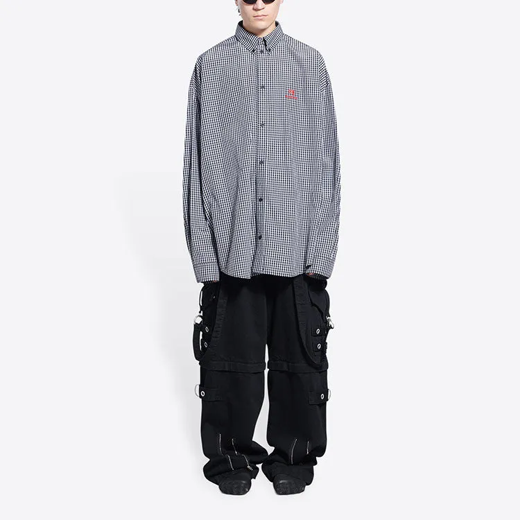 Balenciaga Sporty B Cosy Shirt 'Black White' 681004TLM111070 sold by KicksCrew product image thumbnail 3