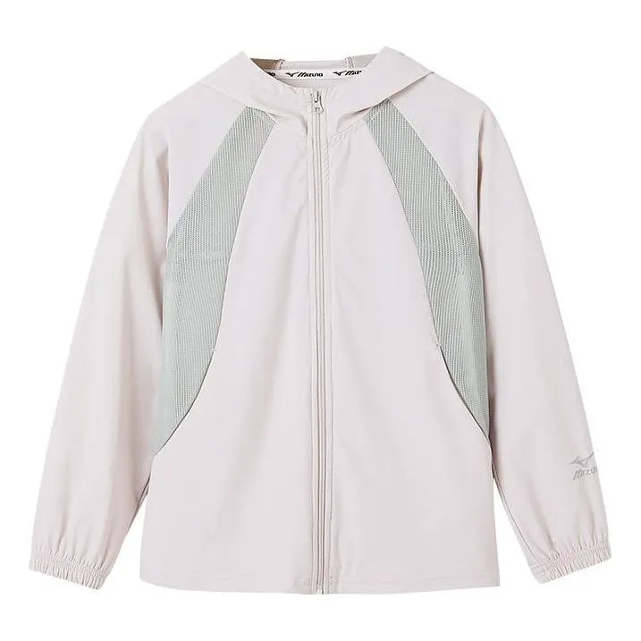 (GS) Mizuno Outdoor Track Jacket 'Grey' 32CC3406 sold by KicksCrew