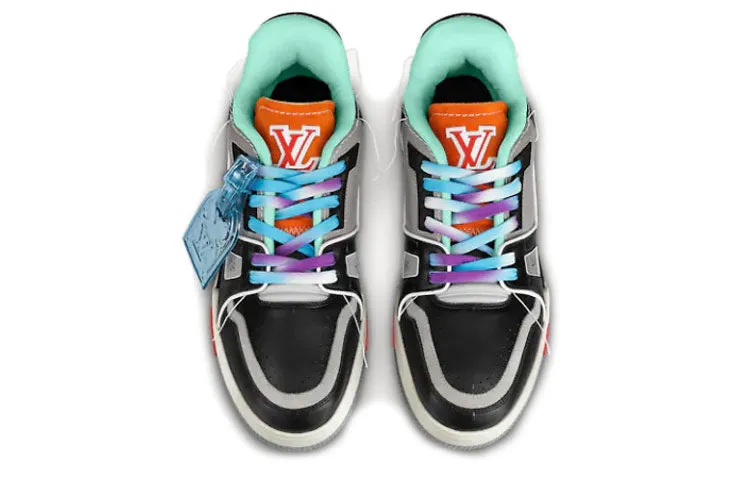 LOUIS VUITTON LV Trainers 'Teal Multi-color' 1A8QAN sold by KicksCrew product image thumbnail 3