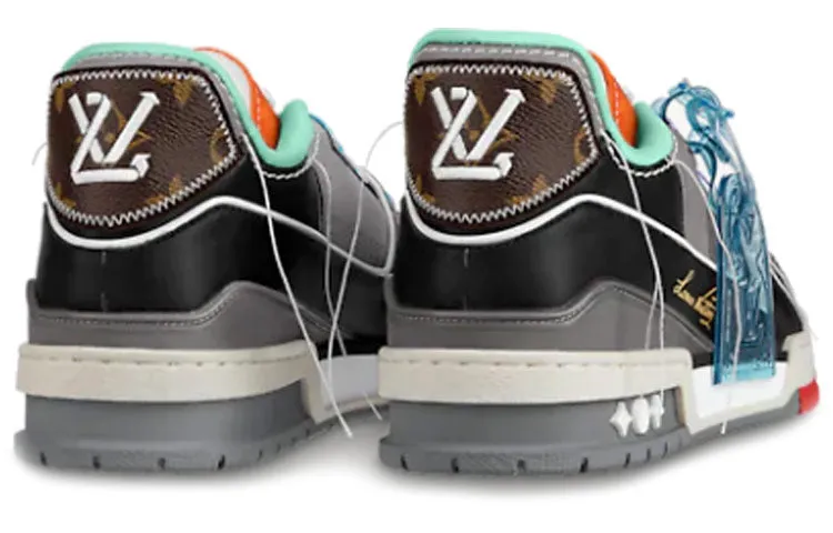 LOUIS VUITTON LV Trainers 'Teal Multi-color' 1A8QAN sold by KicksCrew product image thumbnail 4