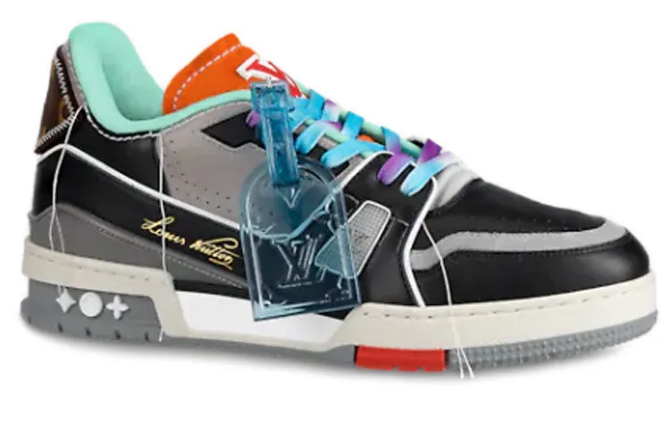 LOUIS VUITTON LV Trainers 'Teal Multi-color' 1A8QAN sold by KicksCrew product image thumbnail 2