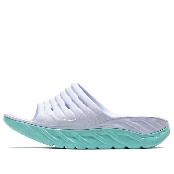 (WMNS) HOKA ONE ONE Recovery Slide 2 'White Blue Tint' 1099674-WBTN sold by KicksCrew
