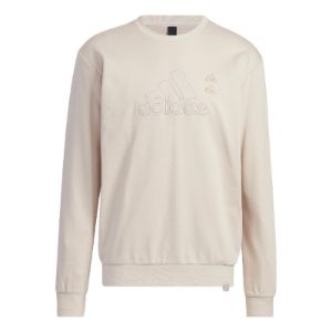 Adidas ST GZ LOGO Sweatshirt 'Tan' IA6953 sold by KicksCrew