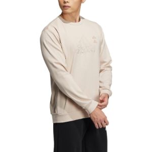 Adidas ST GZ LOGO Sweatshirt 'Tan' IA6953 sold by KicksCrew